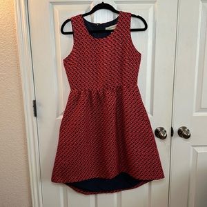 Anthropologie Lili Wang for Lili's Closet Red Dress